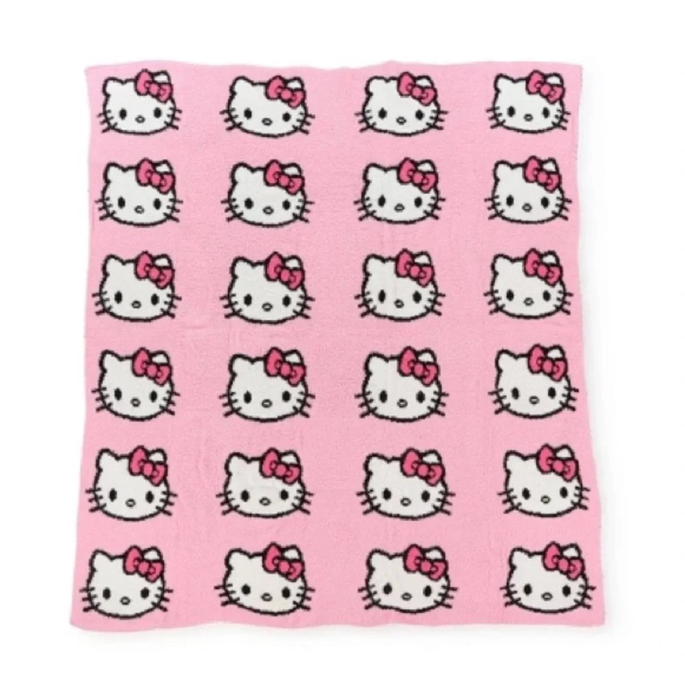 NWT Hello Kitty Pattern Pink Plush 50